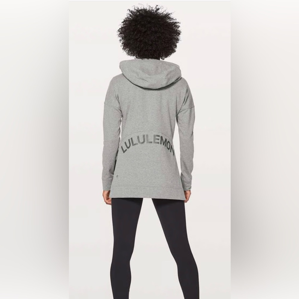 lululemon athletica Gray Hooded Jacket